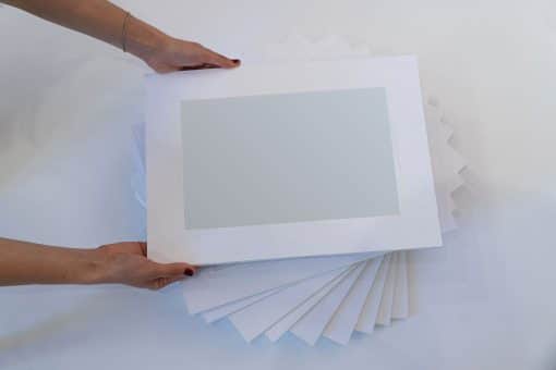 10x A5 Empty Matboard For Mounting Prints - A6 window (Pack of 10) – Ready-to-Frame Art & Photography Display - Image 3