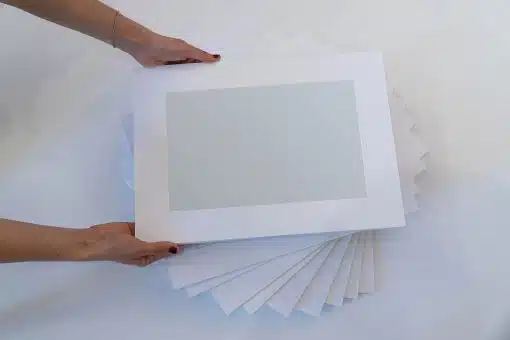 10x A5 Empty Matboard For Mounting Prints - A6 window (Pack of 10) – Ready-to-Frame Art & Photography Display - Image 3