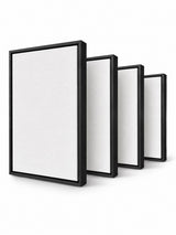 4 x Artist Blank Canvas & Floating Frame Bundles