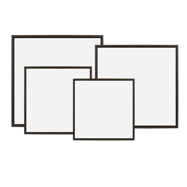 Black floating frame