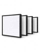 4 x Artist Blank Canvas & Floating Frame Bundles