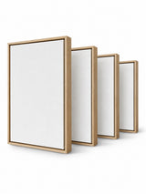 4 x Artist Blank Canvas & Floating Frame Bundles