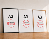 Premium Box Picture Frame for A3 Artwork