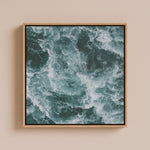 FLOATING FRAME WITH BLANK CANVAS