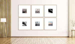 Horizontal 6 Grid Picture Frames 265 x 170cm