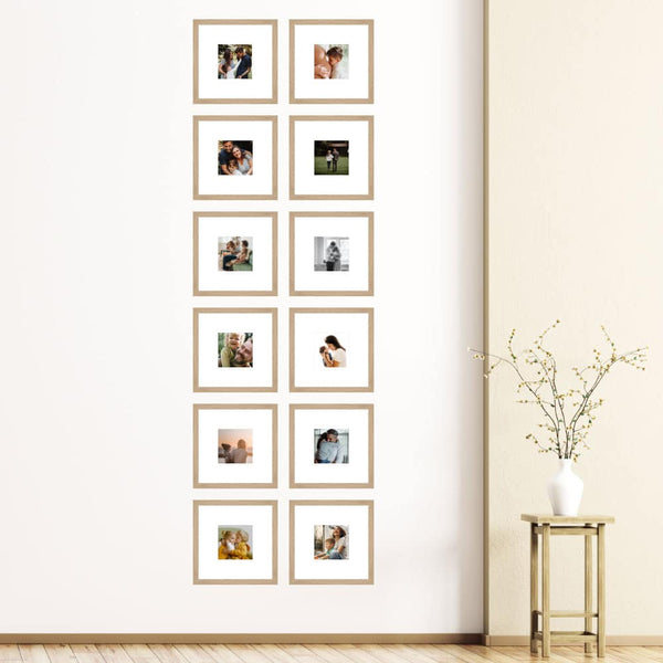 Vertical Thin 2 Columns 12 Grid Picture Frames 65 x 205cm – Fantastic ...