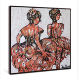 Yosi Messiah - Takes Two to Tango - 102x102cm