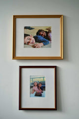 Timeless Moments Diptych – Gold & Walnut Framed Set