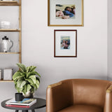 Timeless Moments Diptych – Gold & Walnut Framed Set