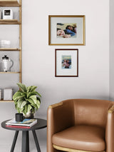 Timeless Moments Diptych – Gold & Walnut Framed Set