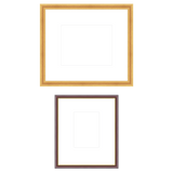 Timeless Moments Diptych – Gold & Walnut Framed Set